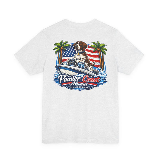 Pointer Coast | Boat GSP Americana | Speedboat Flag Tee – Always On Point