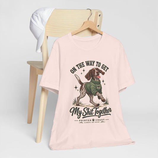 Funny Pointer Dog Graphic T Shirt, Bella Canvas 3001, Adult Humor, Dog Lover Gift