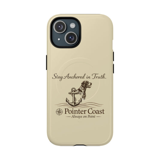 Pointer Coast | Stay Anchored in Truth | Nautical GSP – Always On Point | Tough Magnetic Case