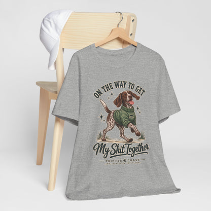 Funny Pointer Dog Graphic T Shirt, Bella Canvas 3001, Adult Humor, Dog Lover Gift