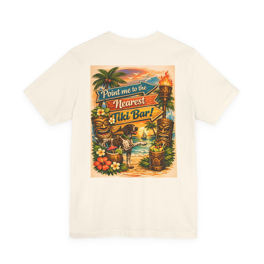 Pointer Coast | Point Me to the Nearest Tiki Bar | Vintage Hawaiian Beach Graphic