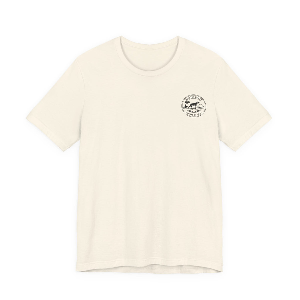 Pointer Dog Beach Graphic T-Shirt, Bella Canvas 3001, Funny Pet Lover Gift, Coastal Summer Tee