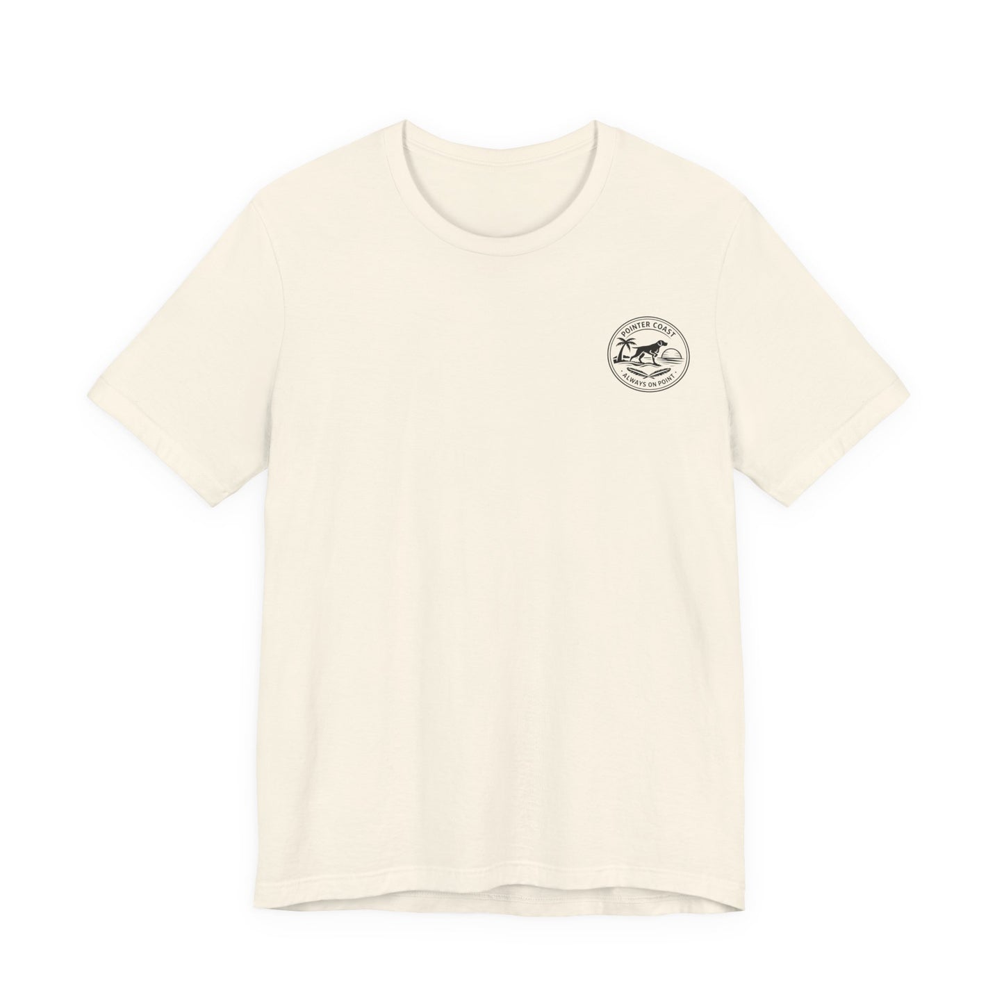 Born to Roam Pointer Coast Dog Shirt, Bella Canvas 3001, Beach Graphic Tee, Coastal Pet Lover Gift