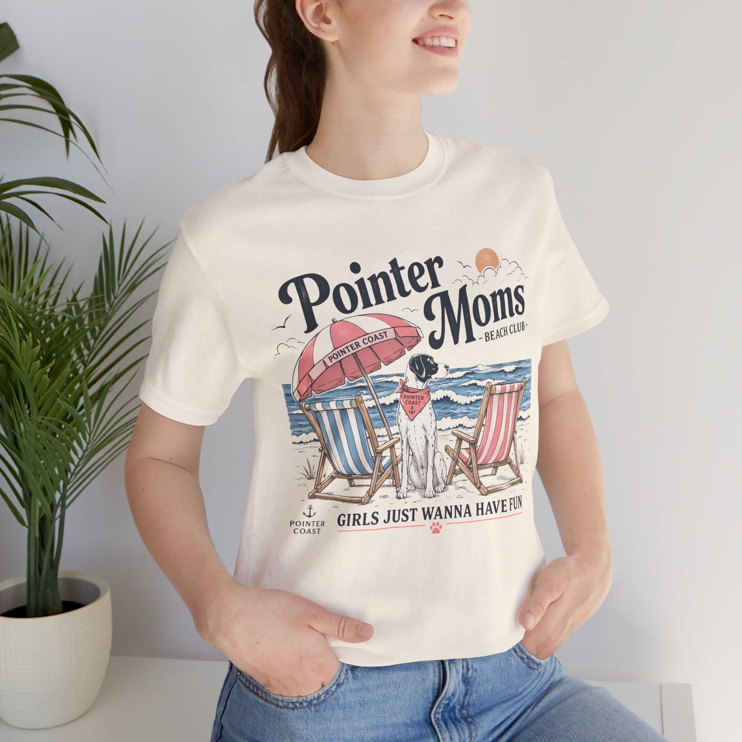 Pointer Moms Beach Club T-Shirt — "Girls Just Wanna Have Fun"