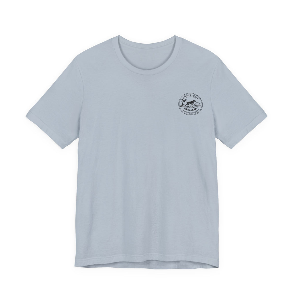 Pointer Dog Beach Graphic T-Shirt, Bella Canvas 3001, Funny Pet Lover Gift, Coastal Summer Tee
