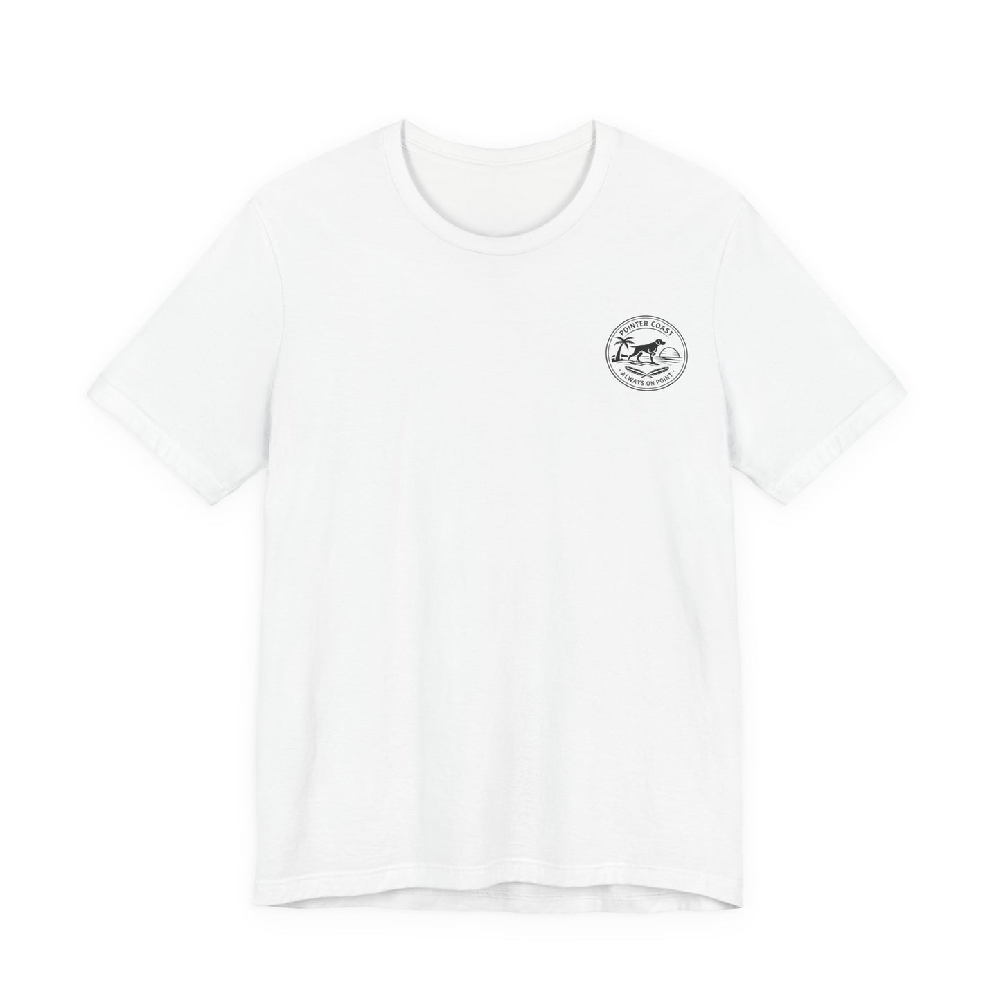Born to Roam Pointer Coast Dog Shirt, Bella Canvas 3001, Beach Graphic Tee, Coastal Pet Lover Gift
