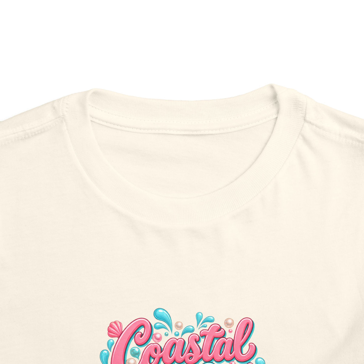 Coastal Cutie Beach Puppy Toddler Tee, Ocean Graphic Shirt, Pointer Dog, Summer Kids Top