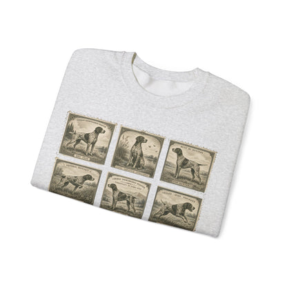 Vintage German Shorthaired Pointer Stamp Shirt | Pointer Coast Retro Hunting Dog Tee | GSP Dog Lover Gift