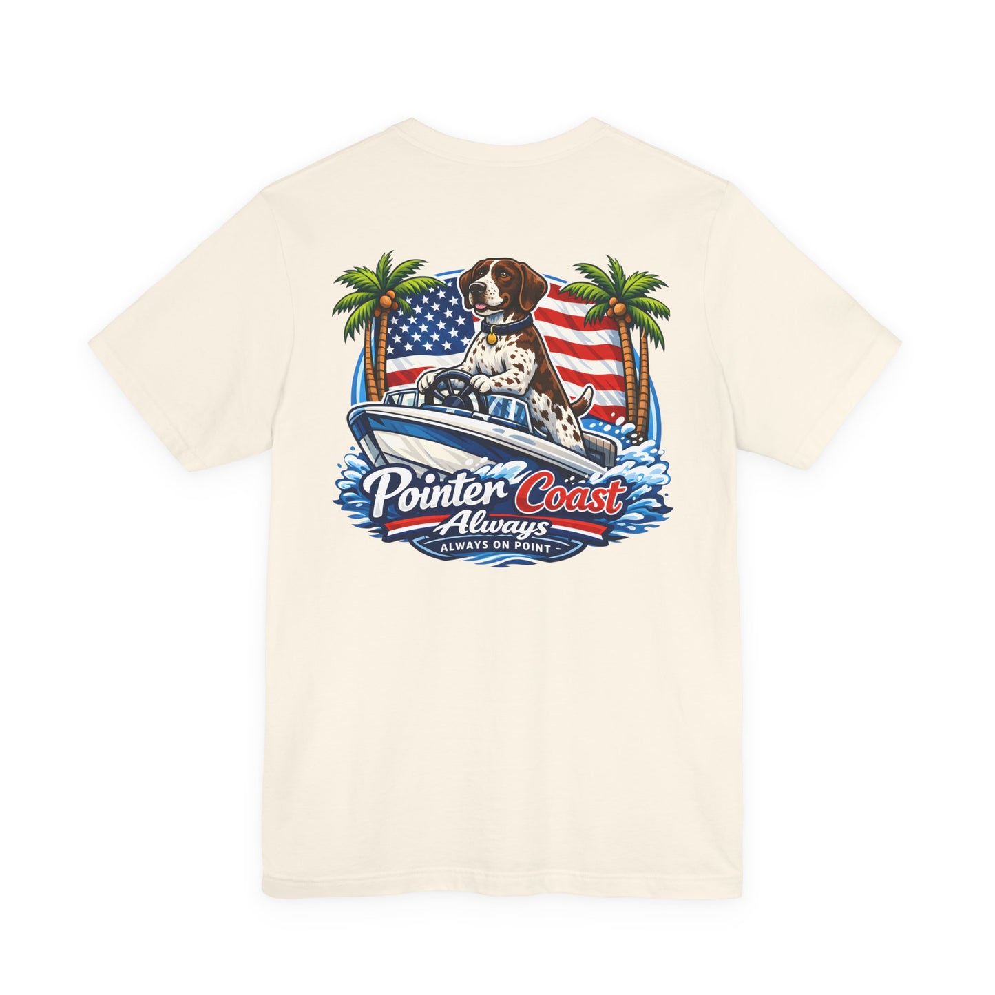 Pointer Coast | Boat GSP Americana | Speedboat Flag Tee – Always On Point