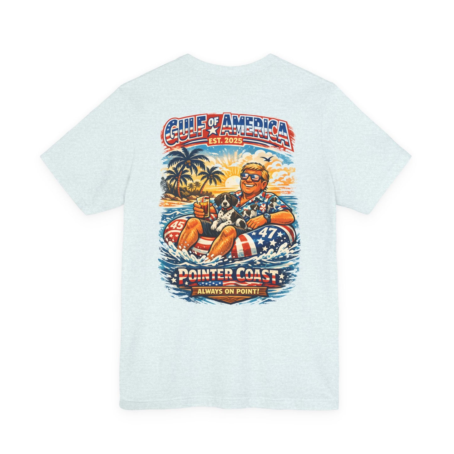 Pointer Coast – Always On Point | Gulf of America | Retro Beach Graphic T-Shirt