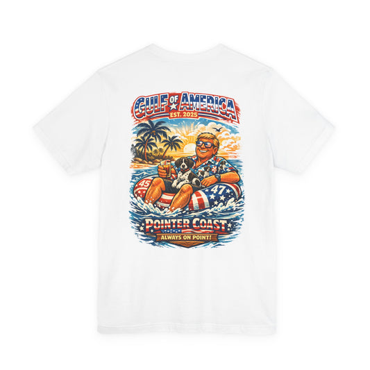 Pointer Coast – Always On Point | Gulf of America | Retro Beach Graphic T-Shirt