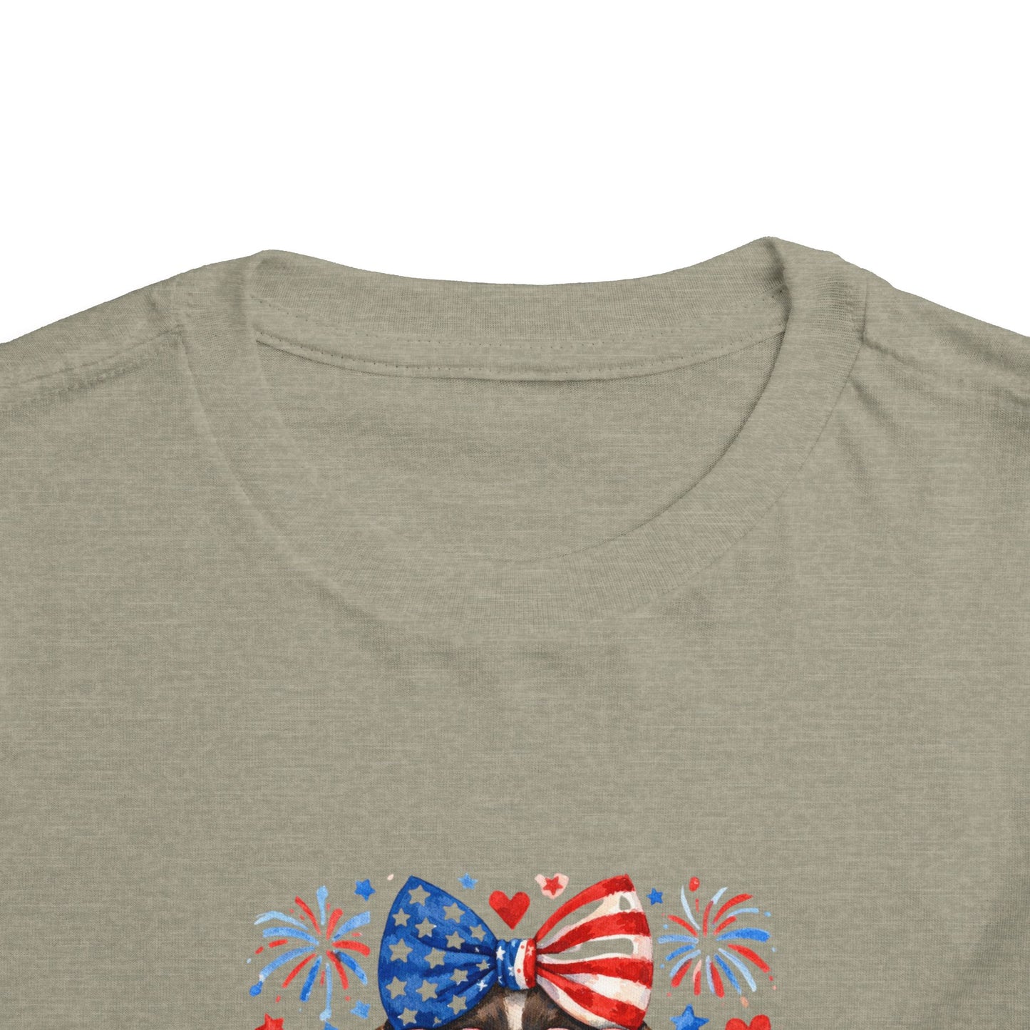 Patriotic Pointer Toddler Tee — ‘Pointer Coast’ 4th of July GSP Graphic