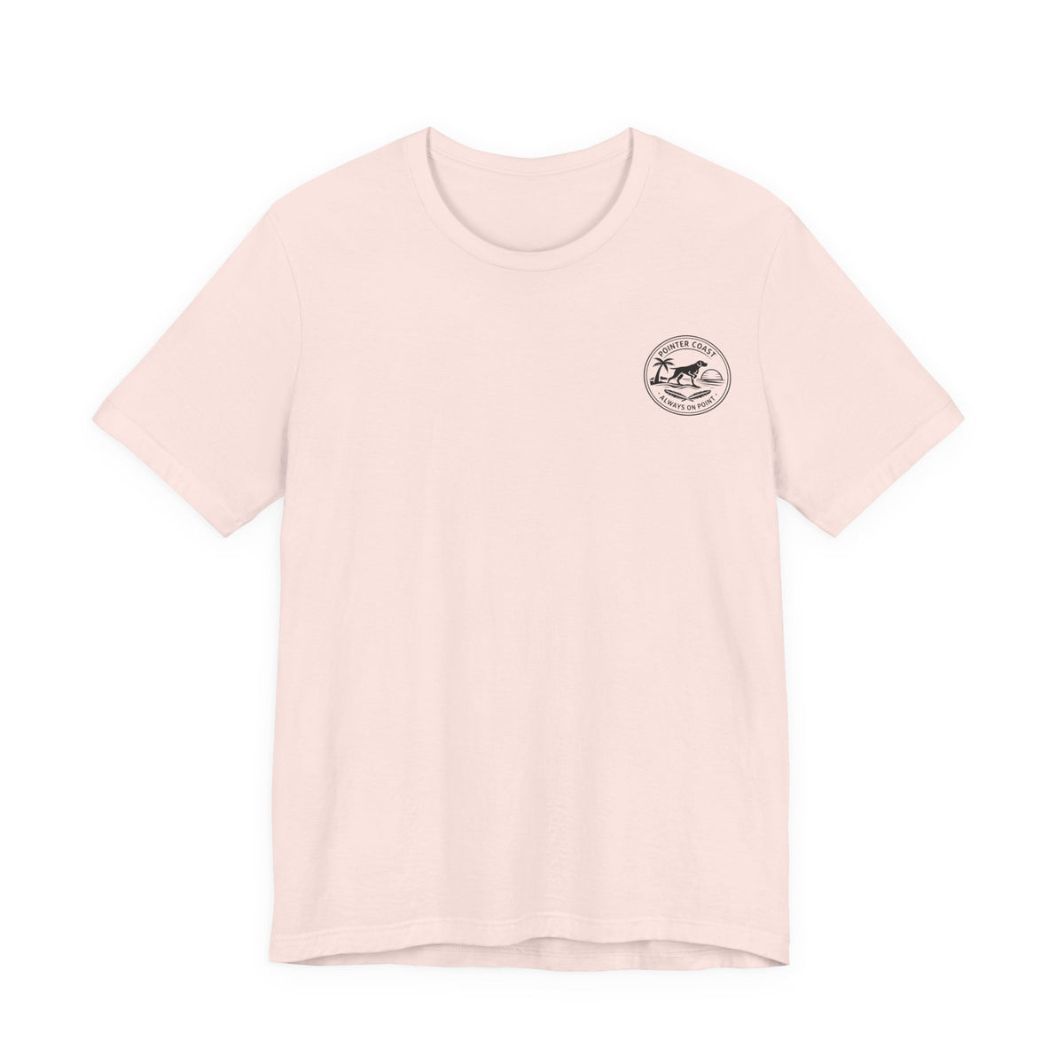 Let’s Go Pointers Tropical Dog T-Shirt, Bella Canvas 3001, Coastal Graphic Tee, Unisex Gift