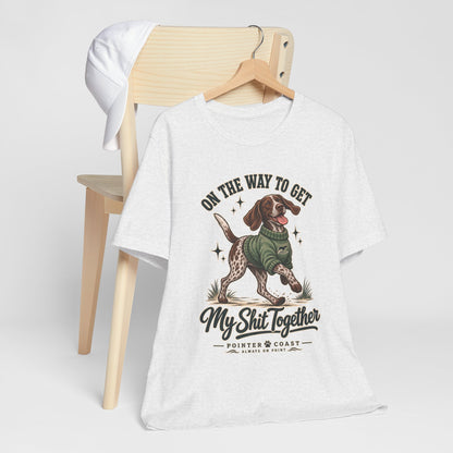 Funny Pointer Dog Graphic T Shirt, Bella Canvas 3001, Adult Humor, Dog Lover Gift