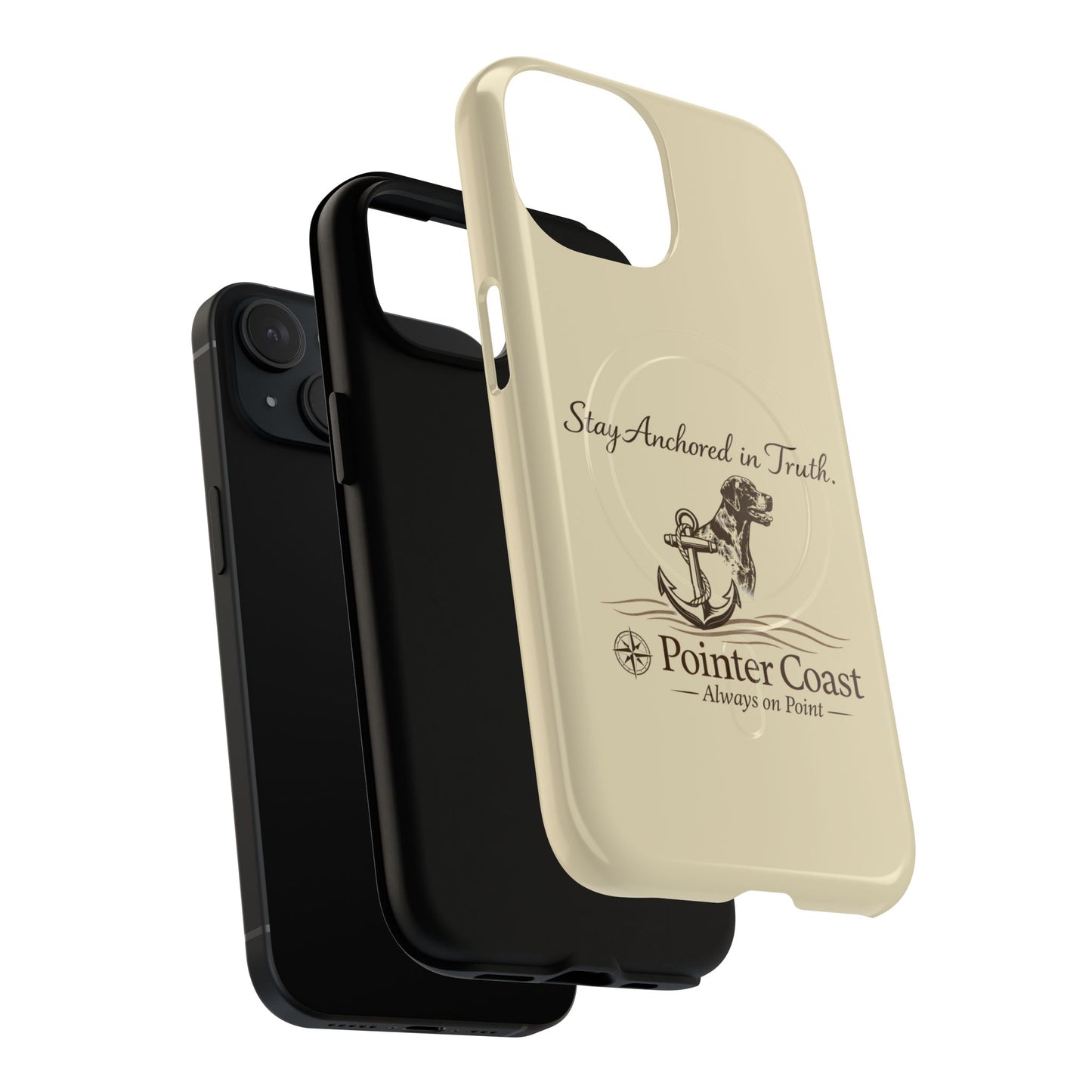 Pointer Coast | Stay Anchored in Truth | Nautical GSP – Always On Point | Tough Magnetic Case