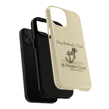 Pointer Coast | Stay Anchored in Truth | Nautical GSP – Always On Point | Tough Magnetic Case