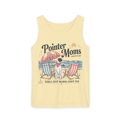 Tank Top — "Pointer Moms" Beach Club Graphic Tank (Girls Just Wanna Have Fun)