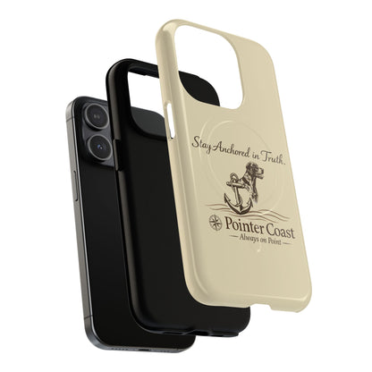 Pointer Coast | Stay Anchored in Truth | Nautical GSP – Always On Point | Tough Magnetic Case