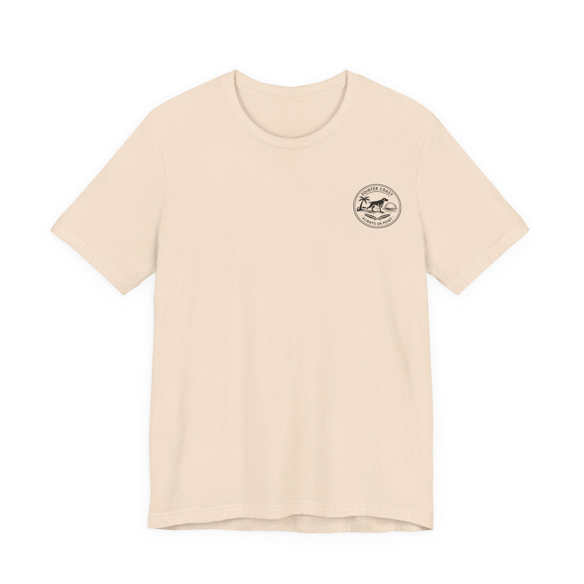 Born to Roam Pointer Coast Dog Shirt, Bella Canvas 3001, Beach Graphic Tee, Coastal Pet Lover Gift