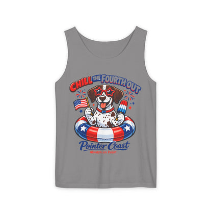 CHILL THE FOURTH OUT – Patriotic GSP Dog Shirt | Pointer Coast – Always On Point