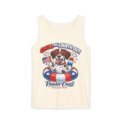 CHILL THE FOURTH OUT – Patriotic GSP Dog Shirt | Pointer Coast – Always On Point