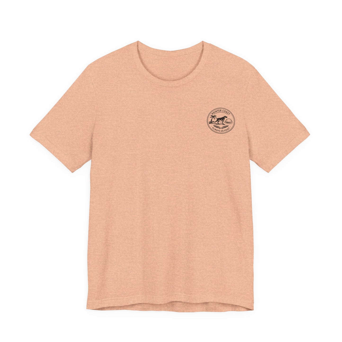Pointer Dog Beach Graphic T-Shirt, Bella Canvas 3001, Funny Pet Lover Gift, Coastal Summer Tee