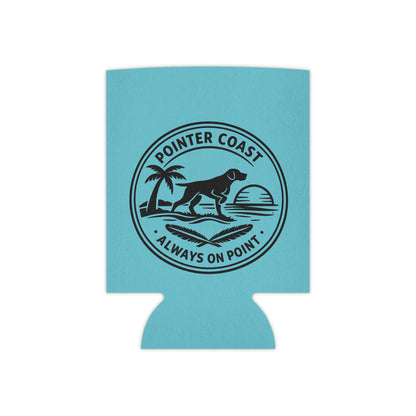 Pointer Coast Can Cooler - “Always On Point” Beach Dog Drink Koozie