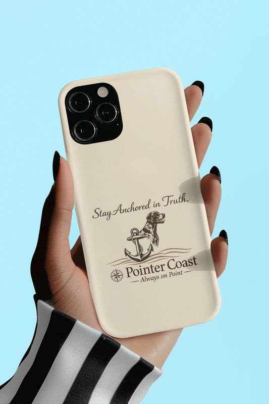 Pointer Coast | Stay Anchored in Truth | Nautical GSP – Always On Point | Tough Magnetic Case