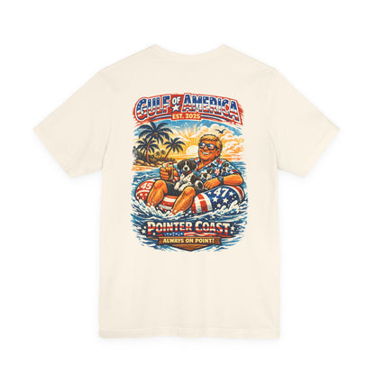 Pointer Coast – Always On Point | Gulf of America | Retro Beach Graphic T-Shirt