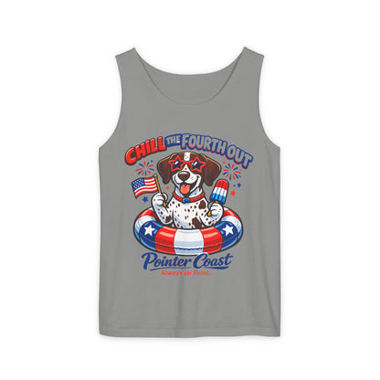 CHILL THE FOURTH OUT – Patriotic GSP Dog Shirt | Pointer Coast – Always On Point