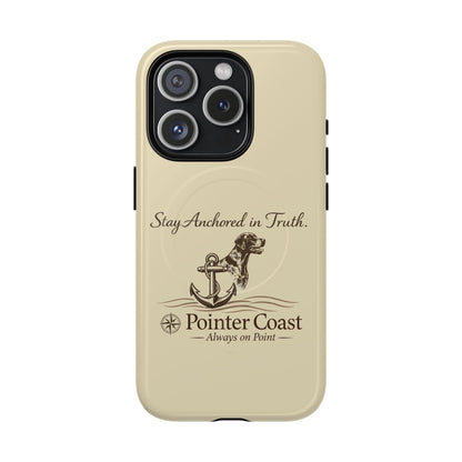 Pointer Coast | Stay Anchored in Truth | Nautical GSP – Always On Point | Tough Magnetic Case