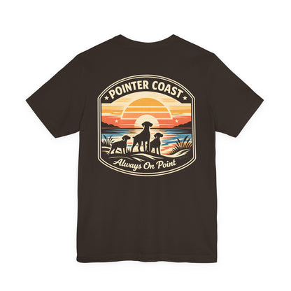 Pointer Coast | Sunset Pointers | Coastal Horizon Tee – Always On Point