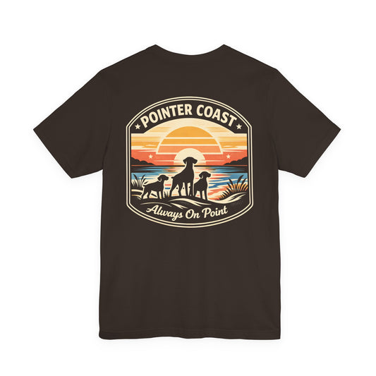 Pointer Coast | Sunset Pointers | Coastal Horizon Tee – Always On Point