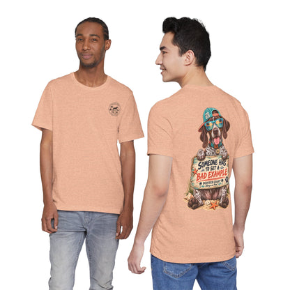 Pointer Dog Beach Graphic T-Shirt, Bella Canvas 3001, Funny Pet Lover Gift, Coastal Summer Tee