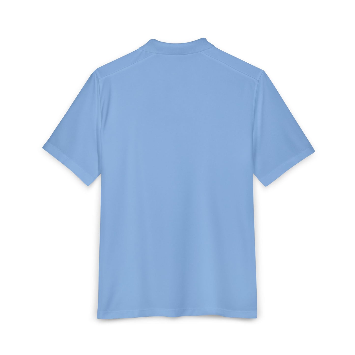 Men's Performance Polo — Coastal Fishing Club Badge