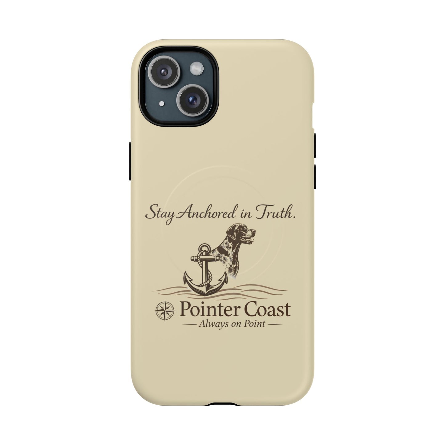 Pointer Coast | Stay Anchored in Truth | Nautical GSP – Always On Point | Tough Magnetic Case