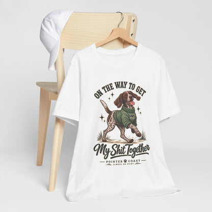Funny Pointer Dog Graphic T Shirt, Bella Canvas 3001, Adult Humor, Dog Lover Gift