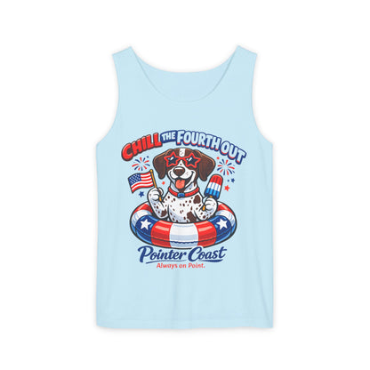 CHILL THE FOURTH OUT – Patriotic GSP Dog Shirt | Pointer Coast – Always On Point