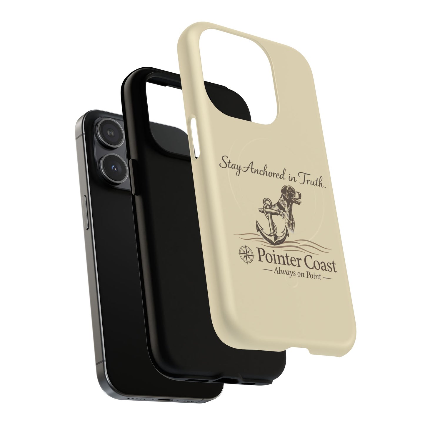 Pointer Coast | Stay Anchored in Truth | Nautical GSP – Always On Point | Tough Magnetic Case