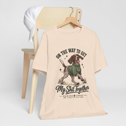 Funny Pointer Dog Graphic T Shirt, Bella Canvas 3001, Adult Humor, Dog Lover Gift