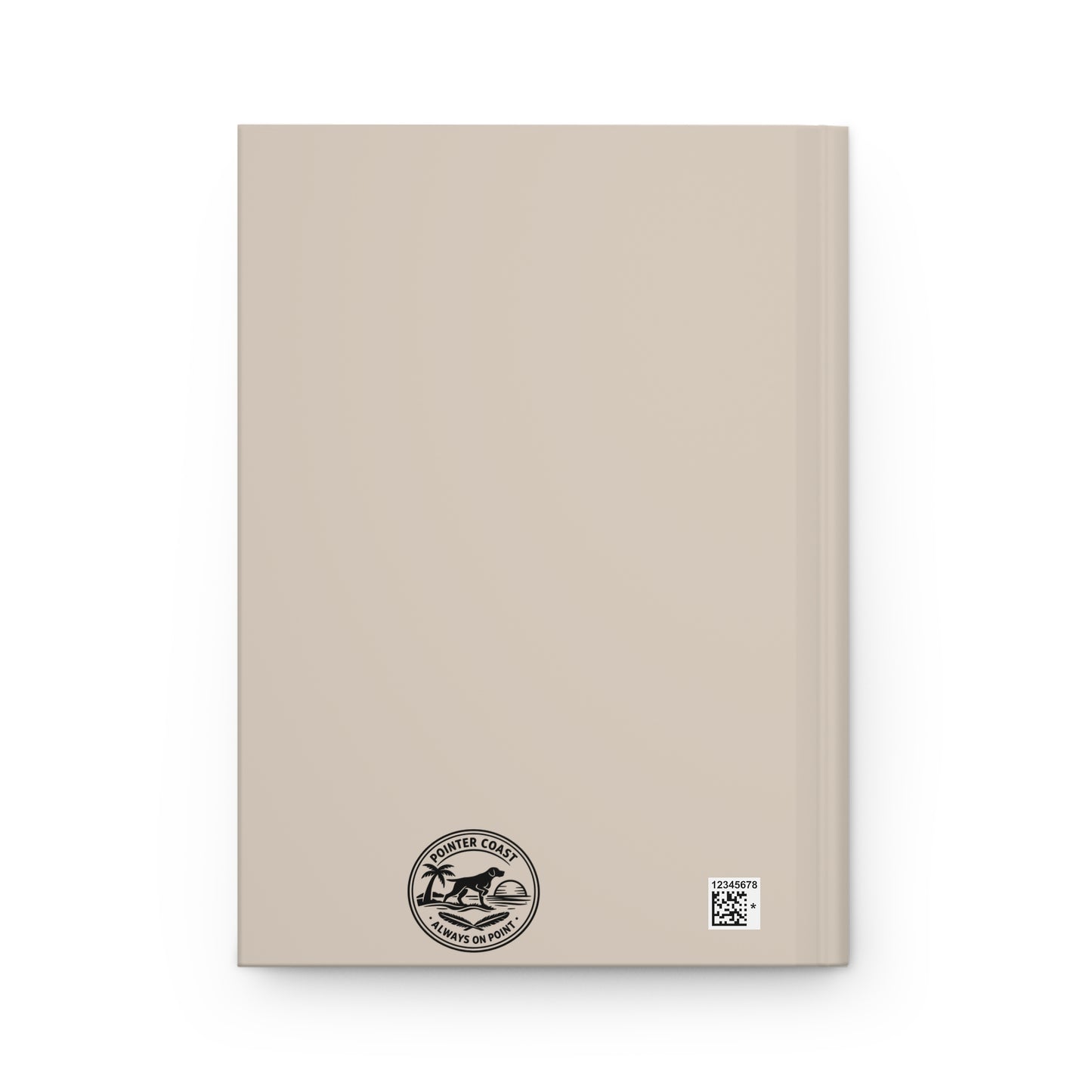 Pointer Dog Floral Hardcover Journal — "Pointer Coast" Always on Point Notebook