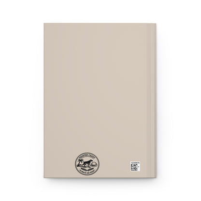Pointer Dog Floral Hardcover Journal — "Pointer Coast" Always on Point Notebook