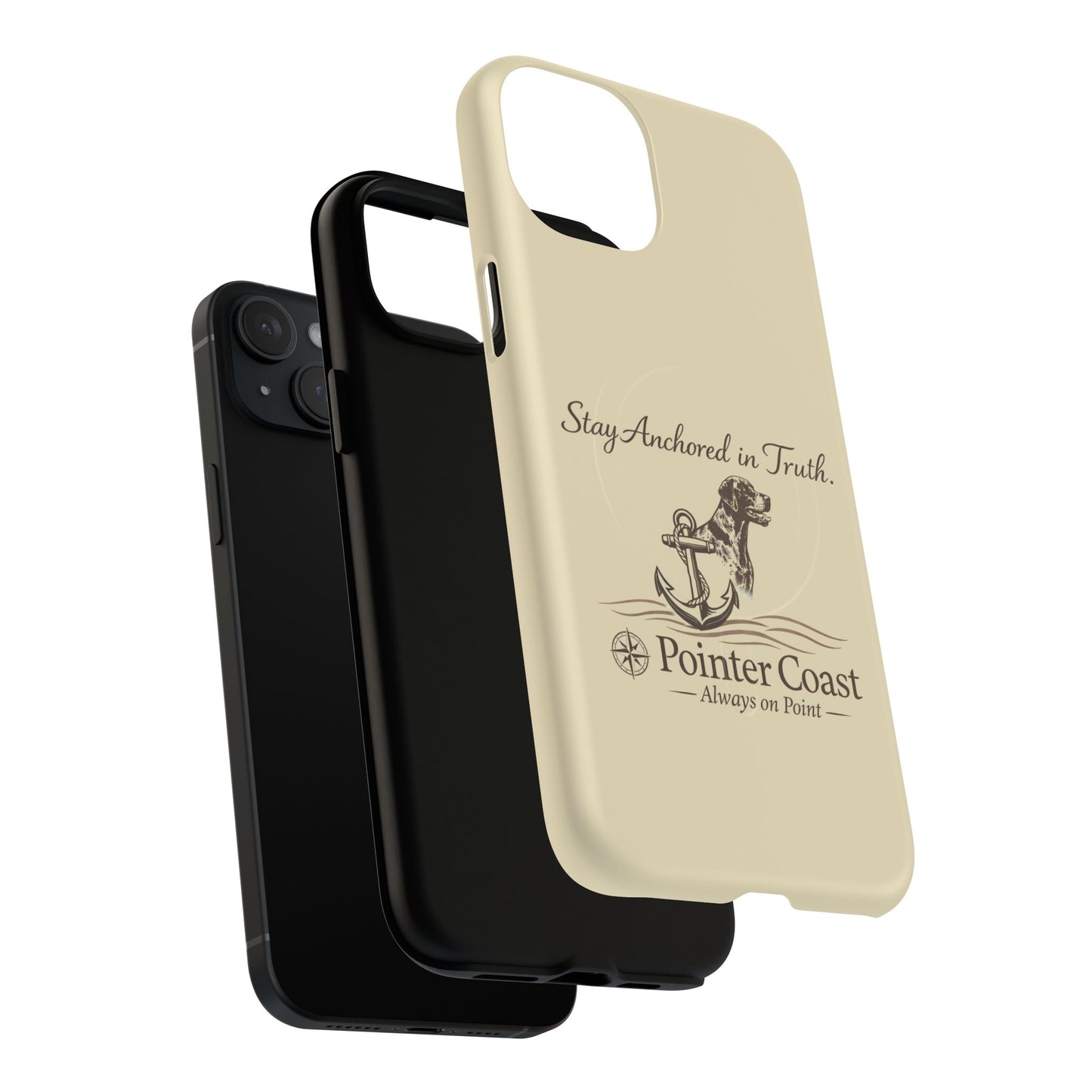 Pointer Coast | Stay Anchored in Truth | Nautical GSP – Always On Point | Tough Magnetic Case