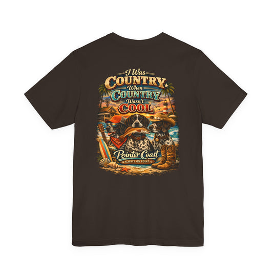 Pointer Coast | Country When Country Wasn’t Cool | Coastal Cowboy GSP Tee – Always On Point
