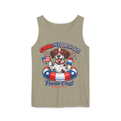 CHILL THE FOURTH OUT – Patriotic GSP Dog Shirt | Pointer Coast – Always On Point