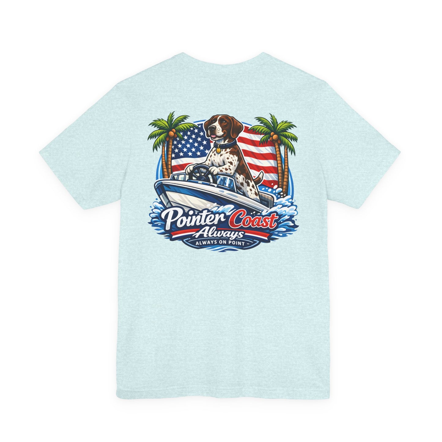 Pointer Coast | Boat GSP Americana | Speedboat Flag Tee – Always On Point