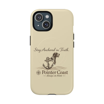 Pointer Coast | Stay Anchored in Truth | Nautical GSP – Always On Point | Tough Magnetic Case
