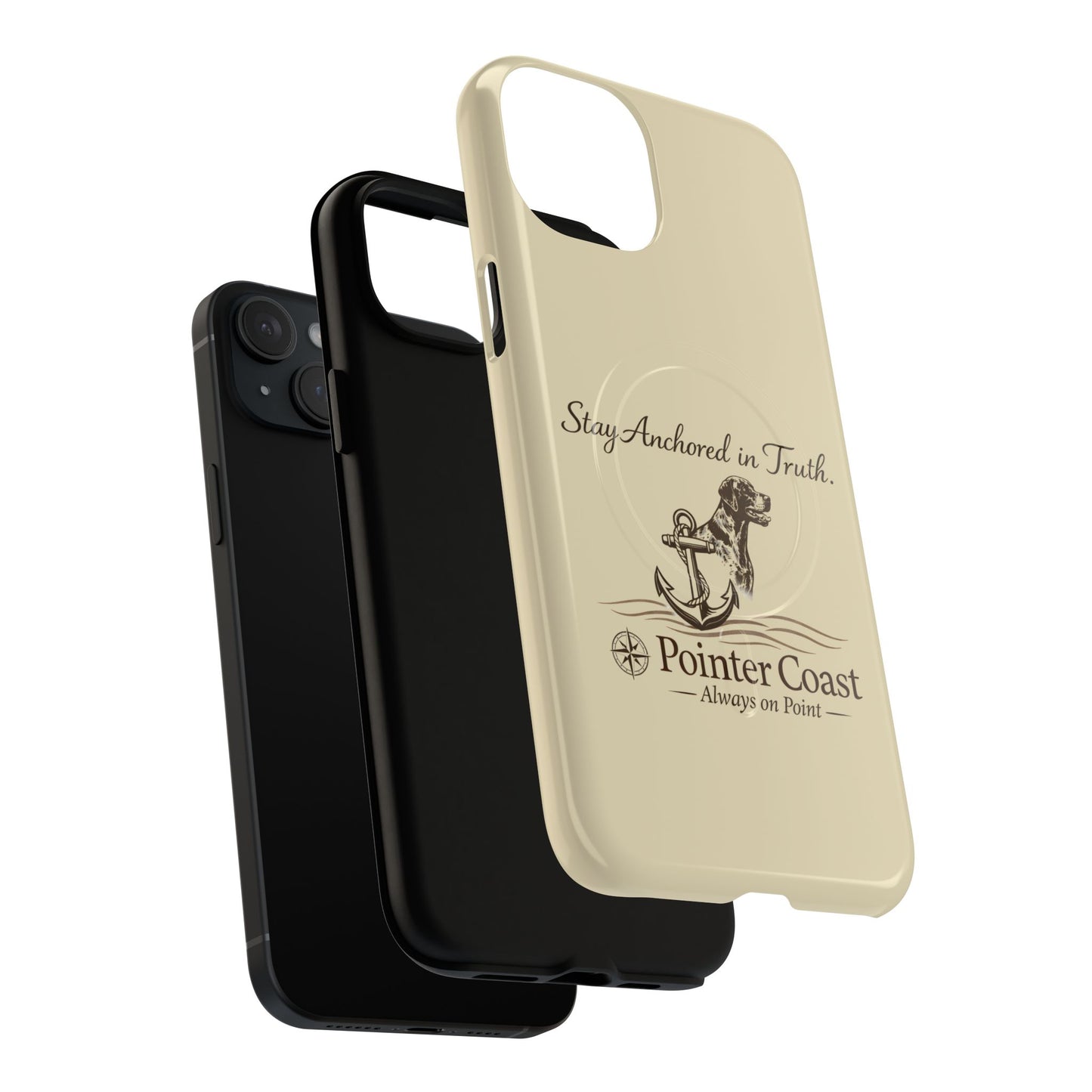 Pointer Coast | Stay Anchored in Truth | Nautical GSP – Always On Point | Tough Magnetic Case