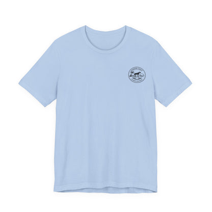 Pointer Dog Beach Graphic T-Shirt, Bella Canvas 3001, Funny Pet Lover Gift, Coastal Summer Tee