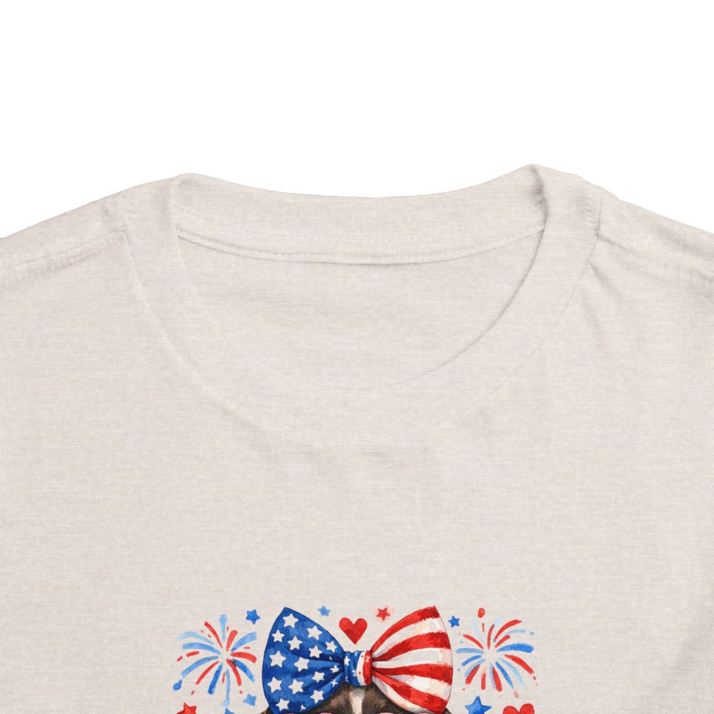 Patriotic Pointer Toddler Tee — ‘Pointer Coast’ 4th of July GSP Graphic